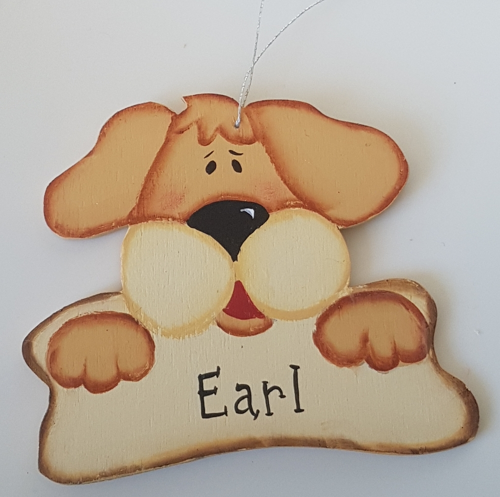 Dog "Earl" Ornament